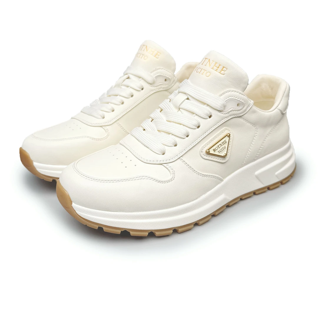 BIEUBRAYR【情侣款】高端门店品质轻奢小白鞋时尚百搭柔软