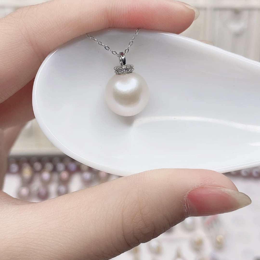 合金淡水珍珠吊坠(赠链)