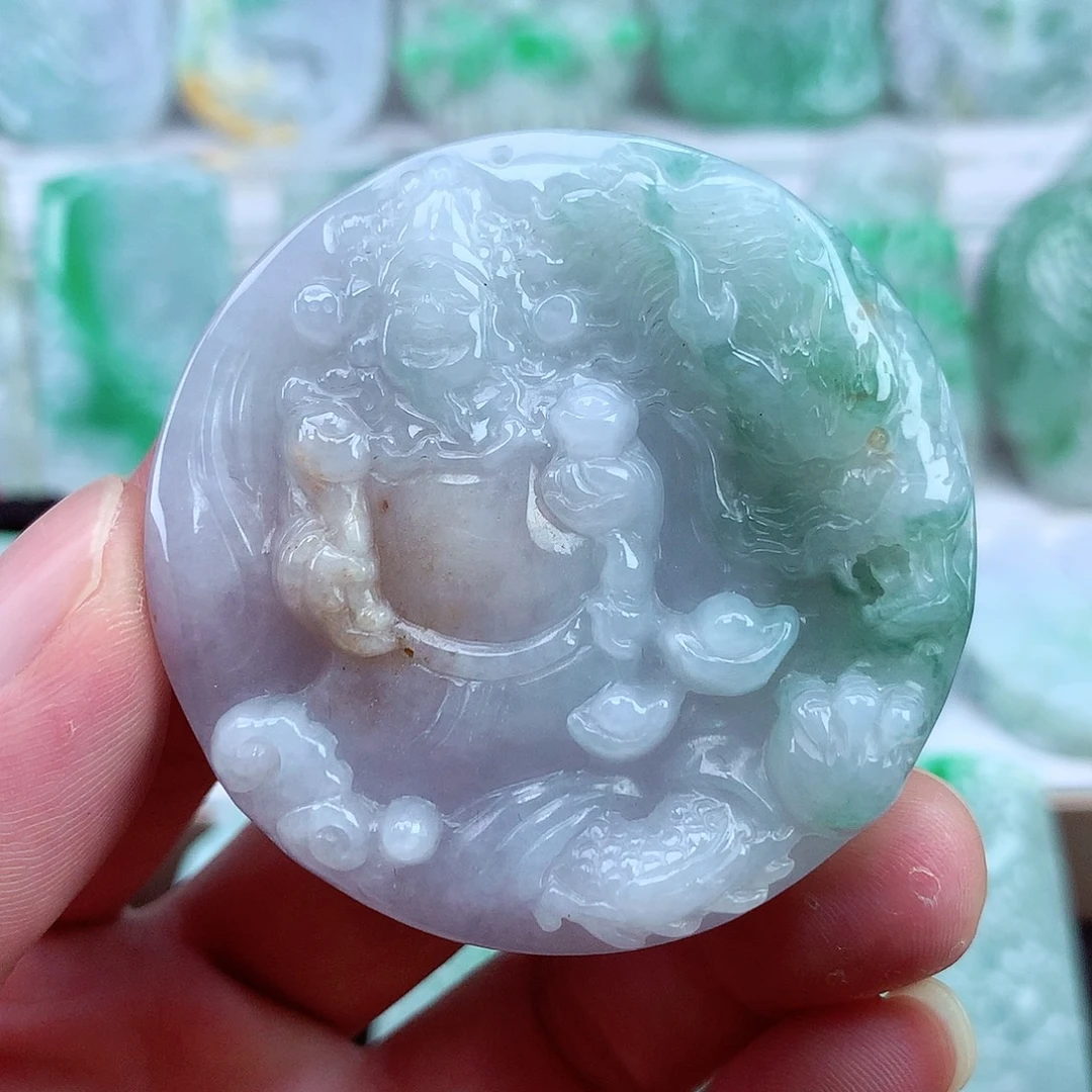 颈饰未镶嵌翡翠翡翠吊坠