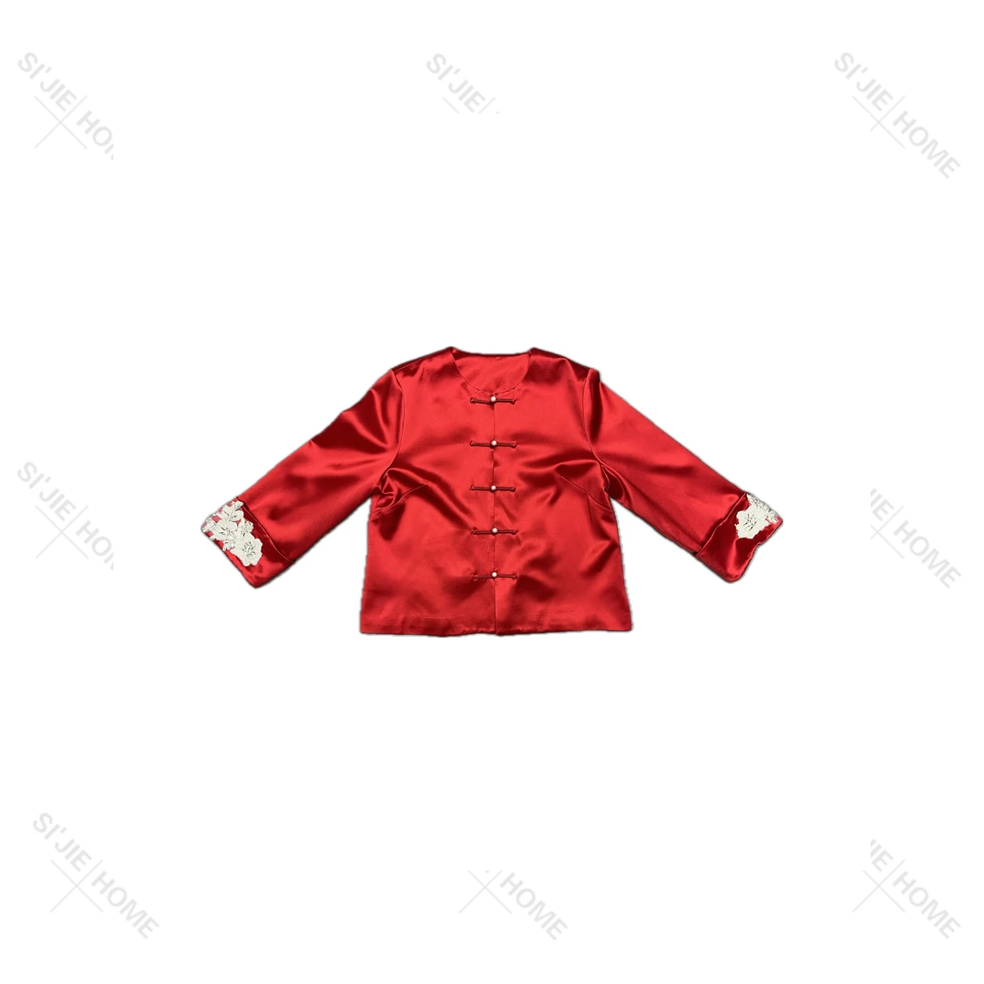 【四姐家】袖口串珠带钻中式外套