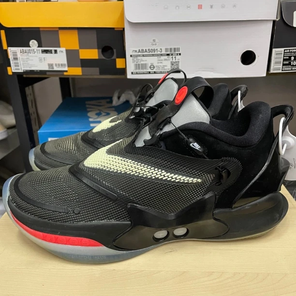 43码/Adaptbb2.0 黑红/412609/篮球鞋/95新原盒/CV2442-001