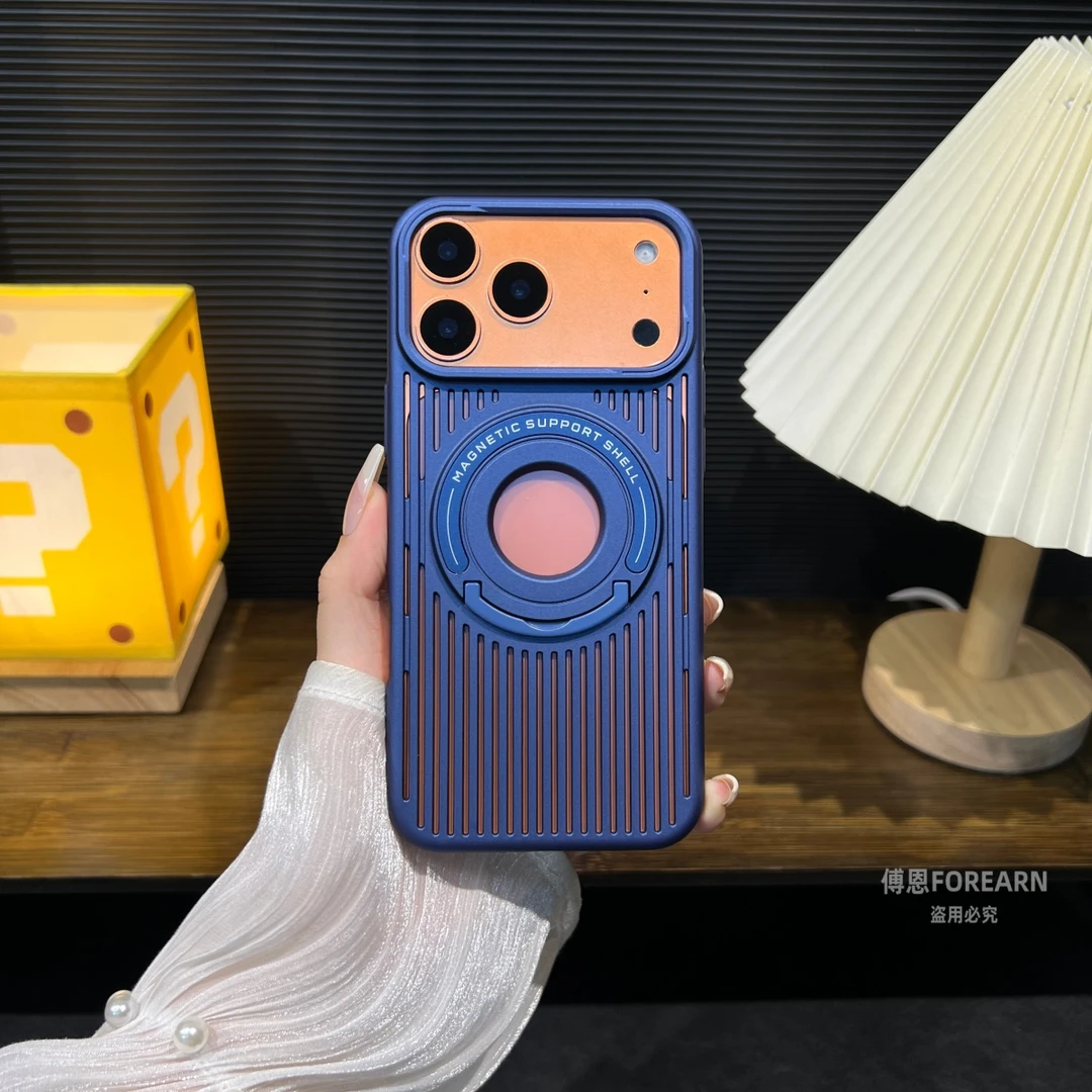 适用于苹果iPhone17promax手机壳17pro镂空17散热air磁吸款保护套