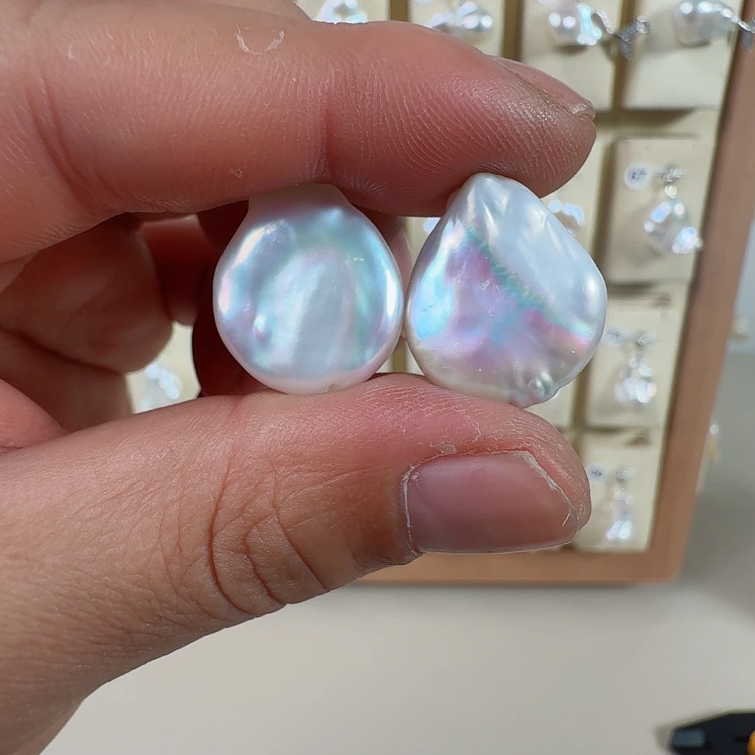 淡水珍珠颈饰银S925镶嵌