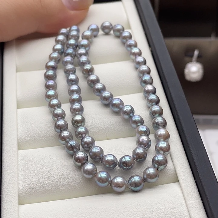 海水珍珠颈饰银S925镶嵌