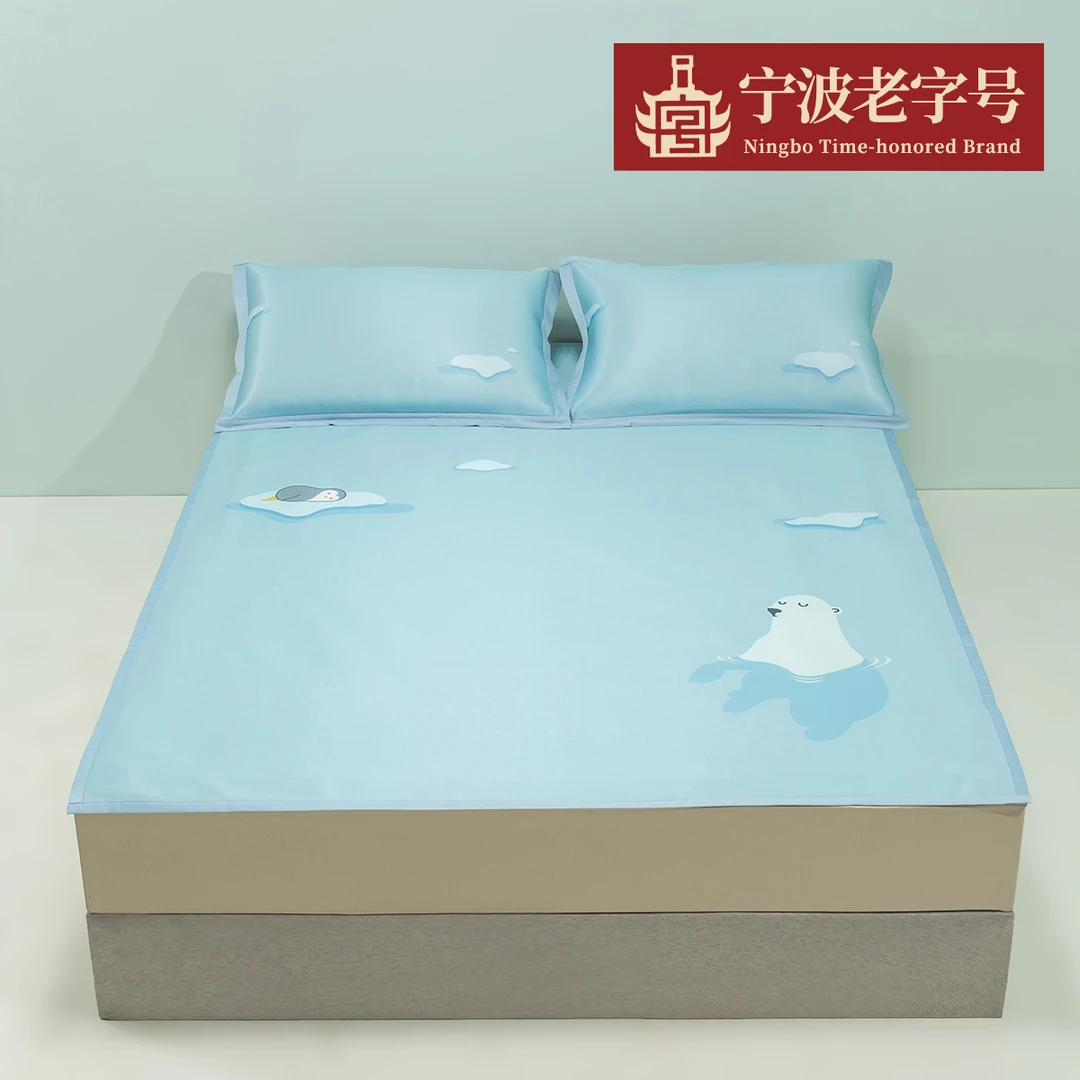 老席匠2025新款夏季冰丝凉席可机洗宿舍折叠家用软席婴儿单双人