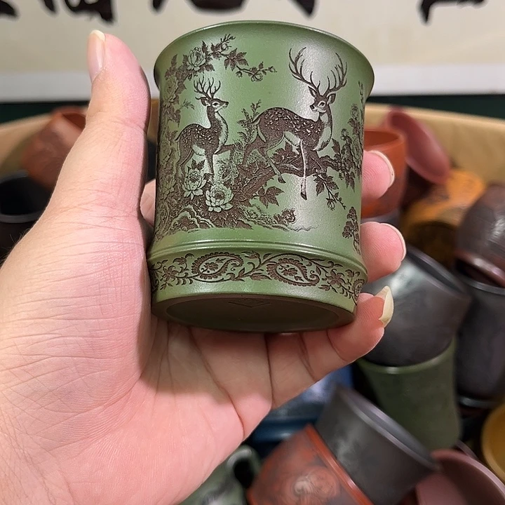 茶杯紫砂全手工紫砂主人杯