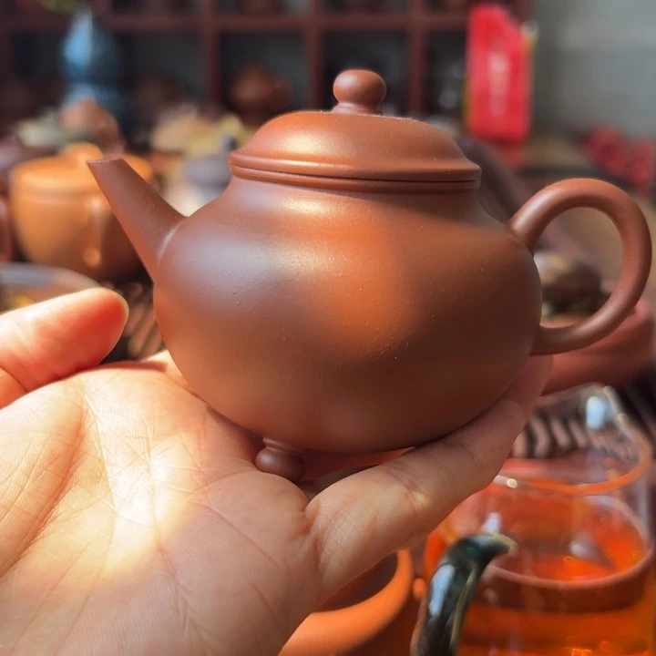 茶壶紫砂小红泥水平150cc