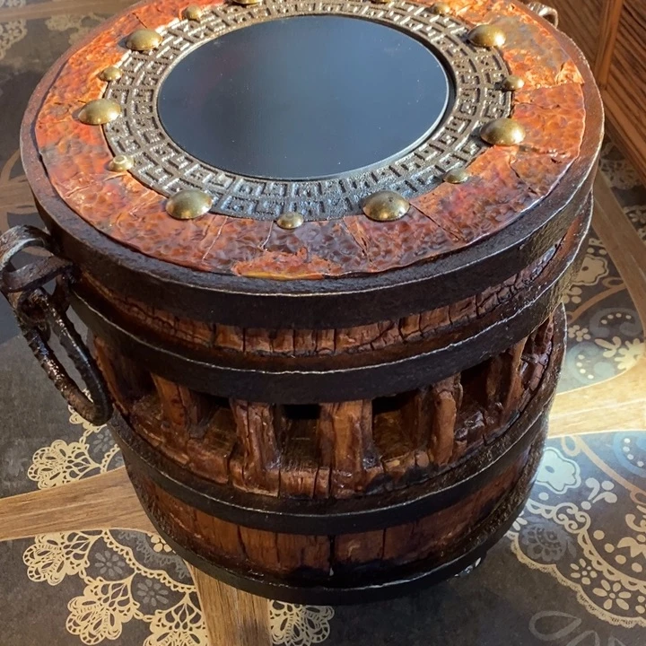 老榆木车轴电碳两用茶炉
