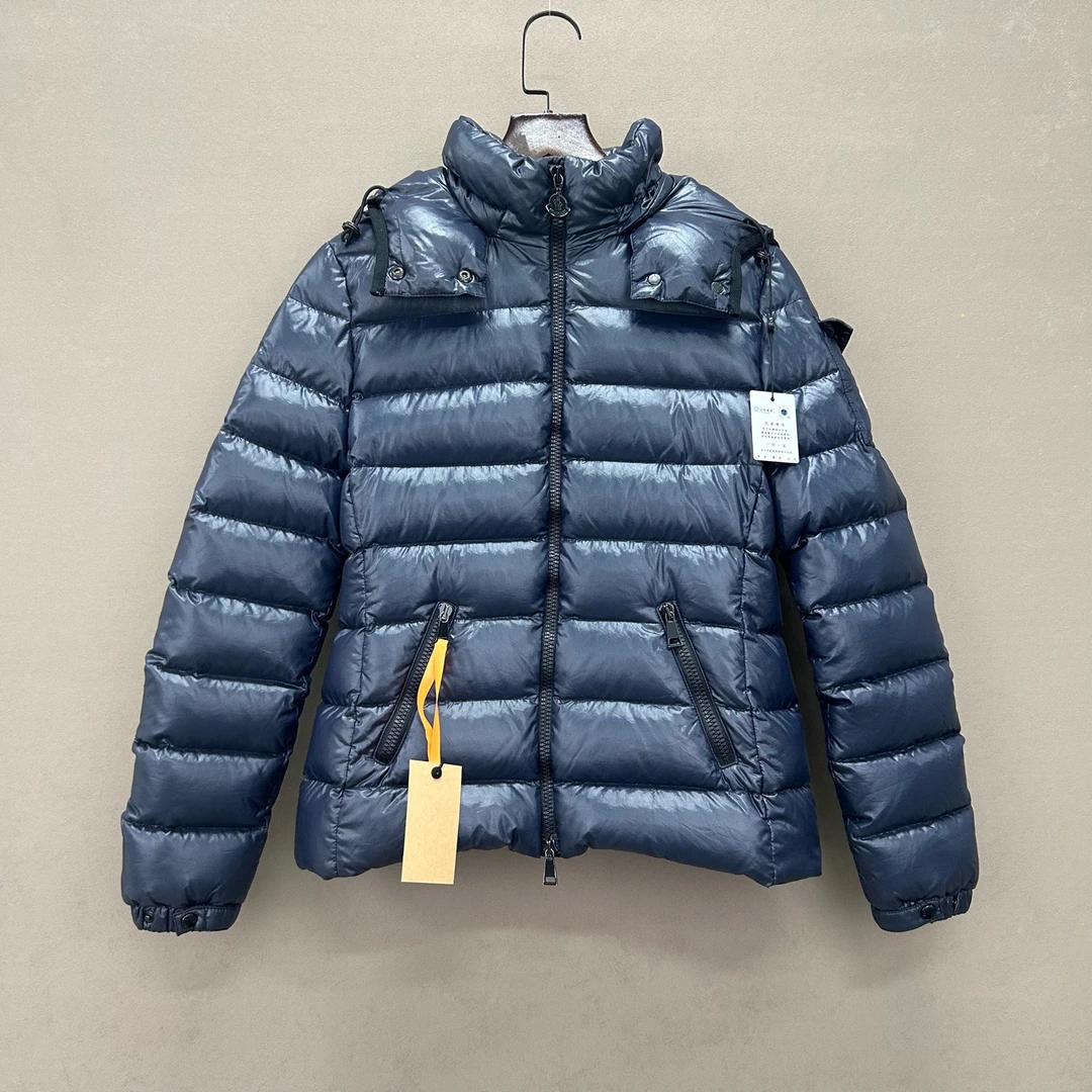 99新 MONCLER Moncler蒙口 藏青色Bady修身羽绒服 0码 cl01599