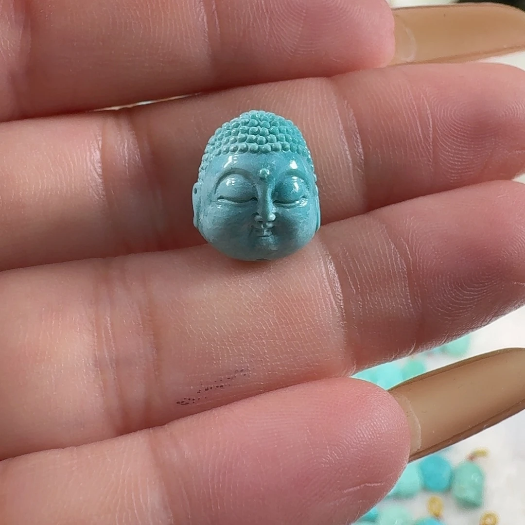 绿松石未镶嵌珠宝半成品
