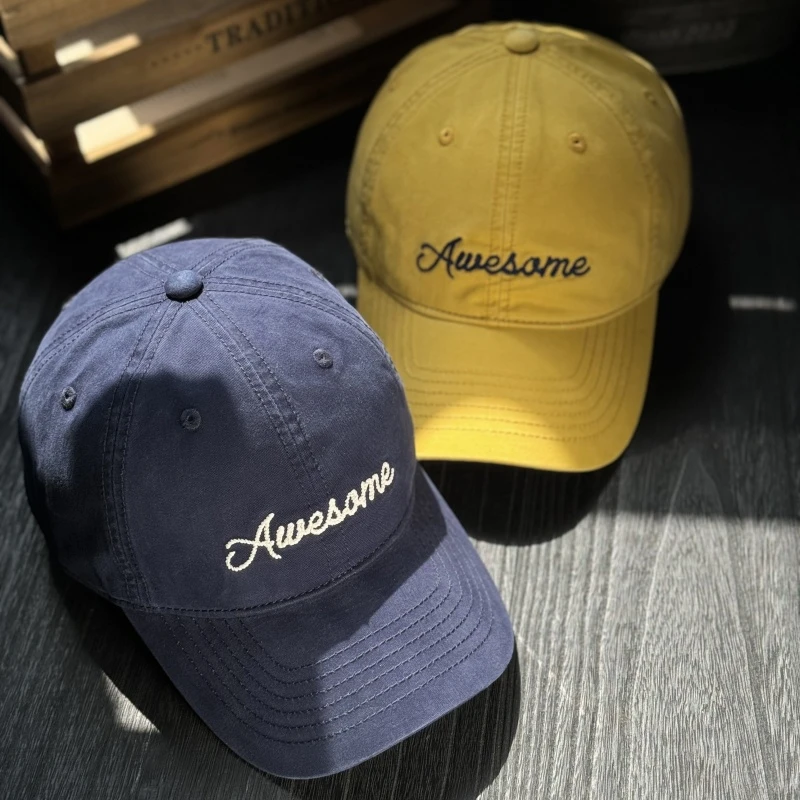 男女同款显脸小棒球帽春夏季韩版时尚百搭潮牌字母刺绣宽檐鸭舌帽