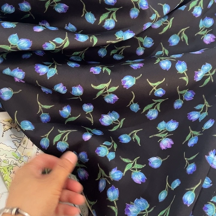 棉一米价纯棉60支贡缎1.1米宽果子布艺D