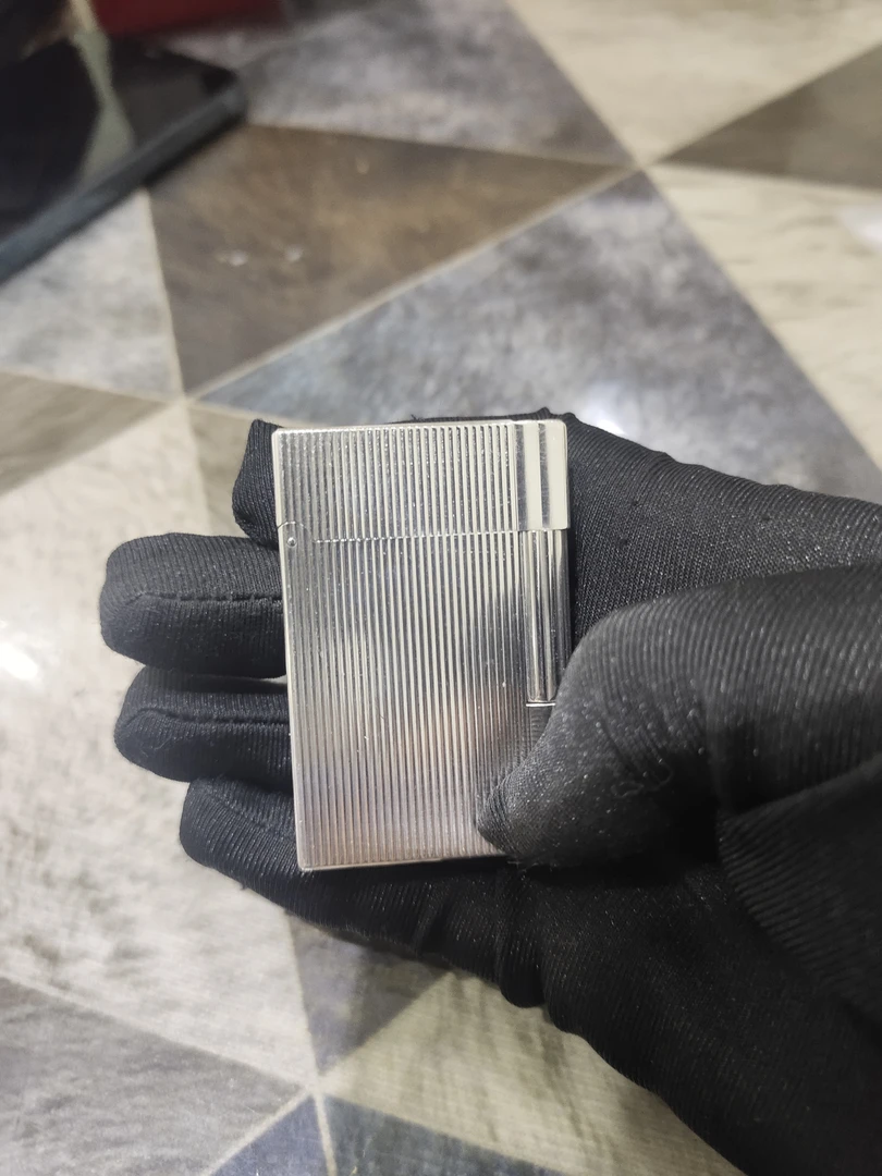 DP打火机镀银竖条纹盖3014263