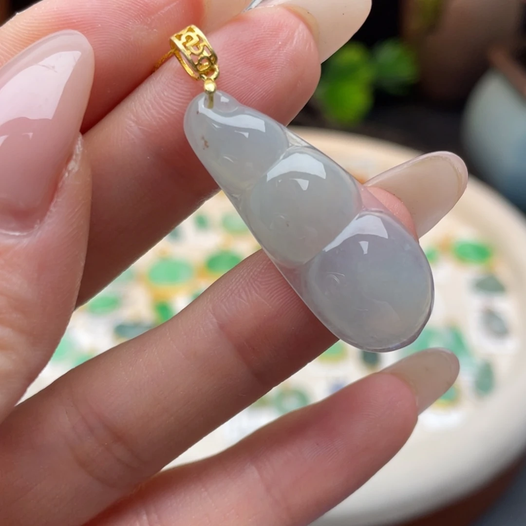 翡翠银S925镶嵌颈饰
