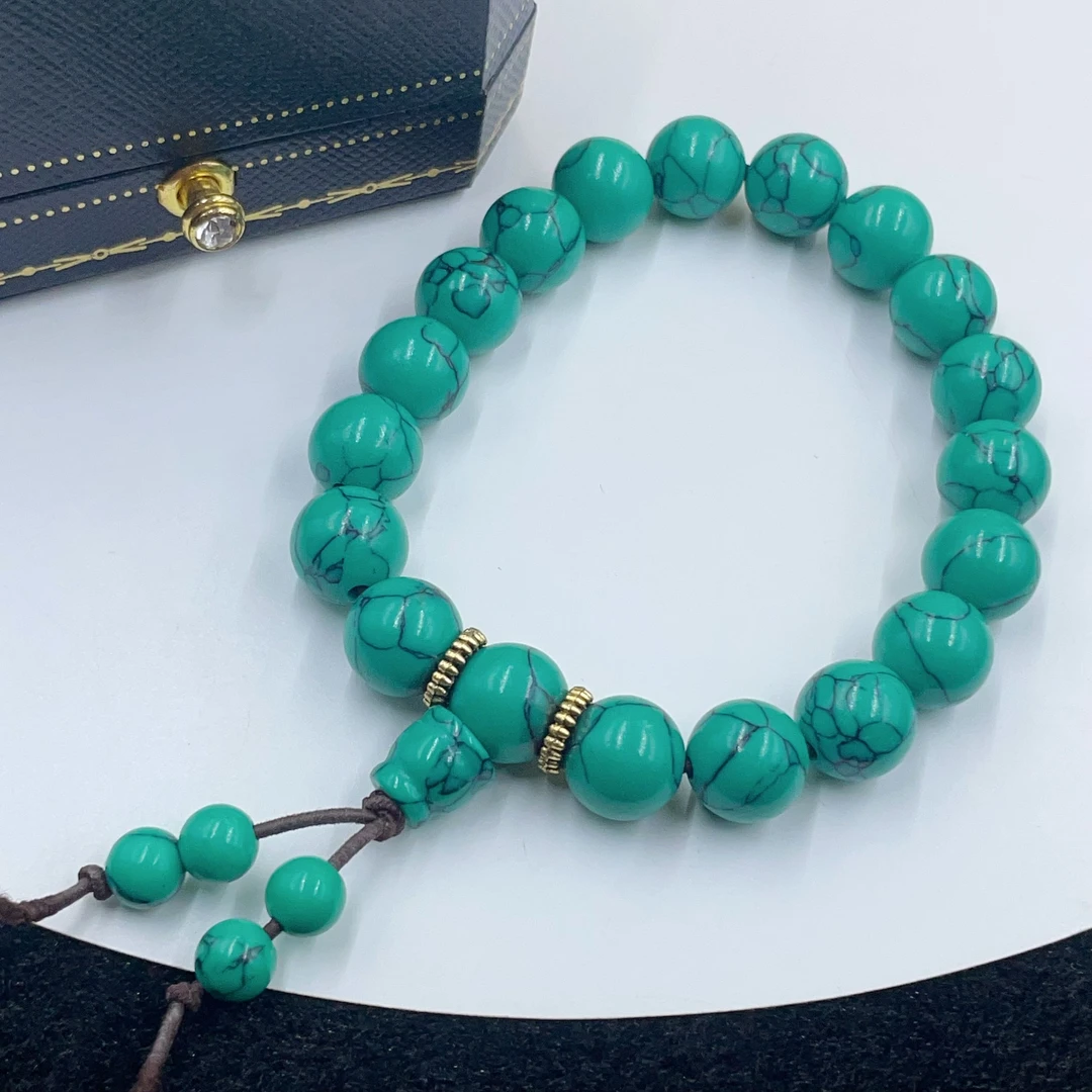 4340  青花松  手串百搭多样性发货