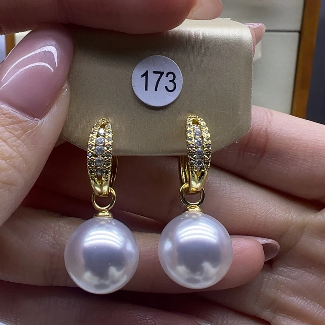未镶嵌耳饰淡水珍珠