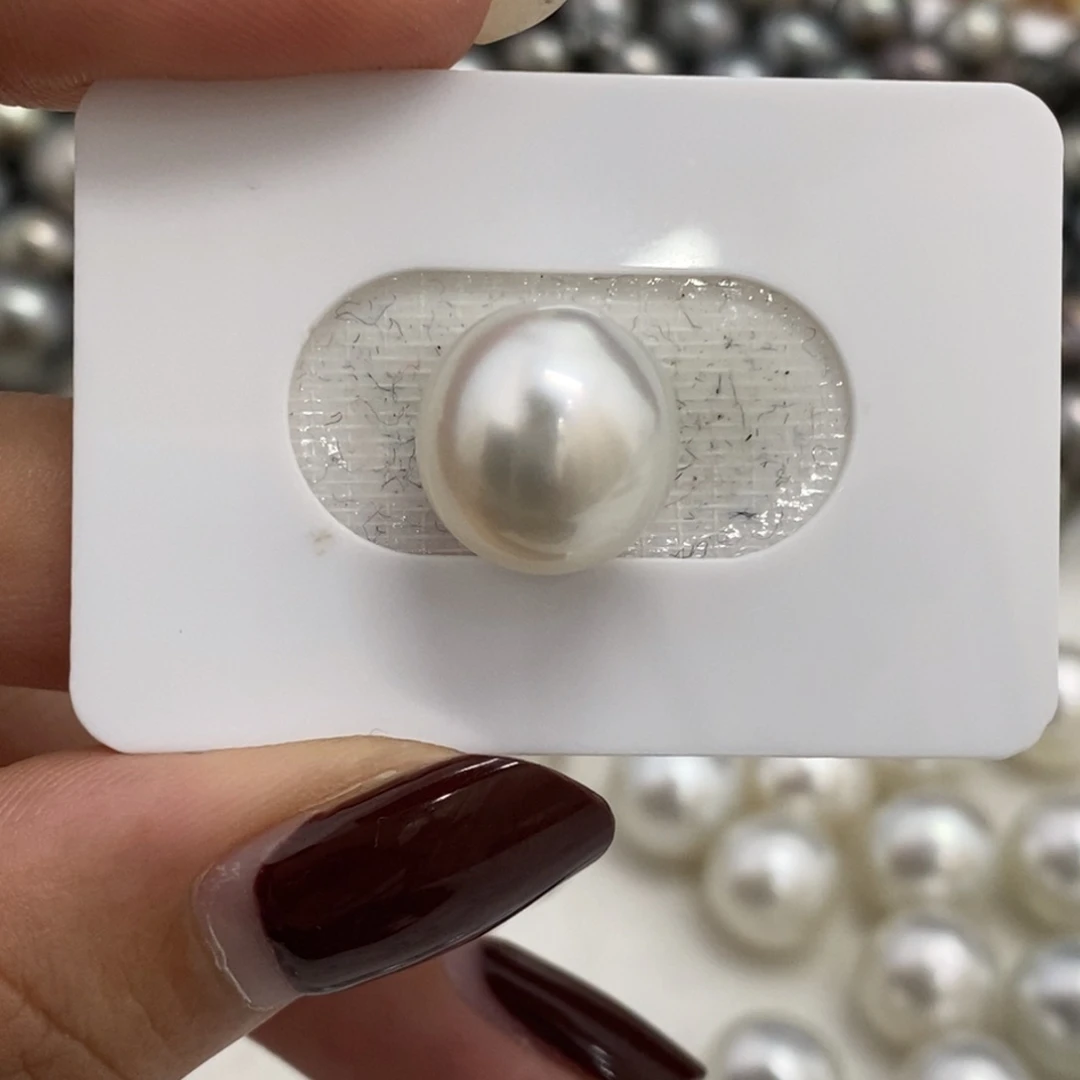未镶嵌裸珠海水珍珠澳白冷白光强光12.6m