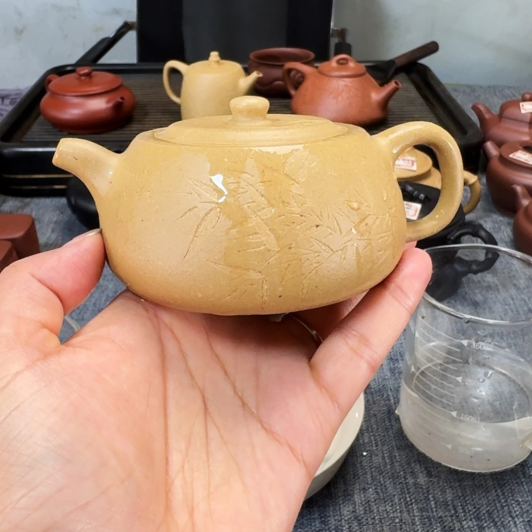 茶壶紫砂半手工紫砂壶井栏