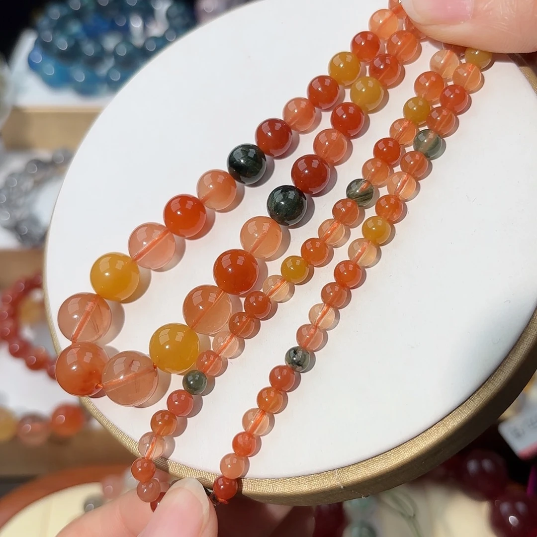 彩兔毛塔链未镶嵌水晶