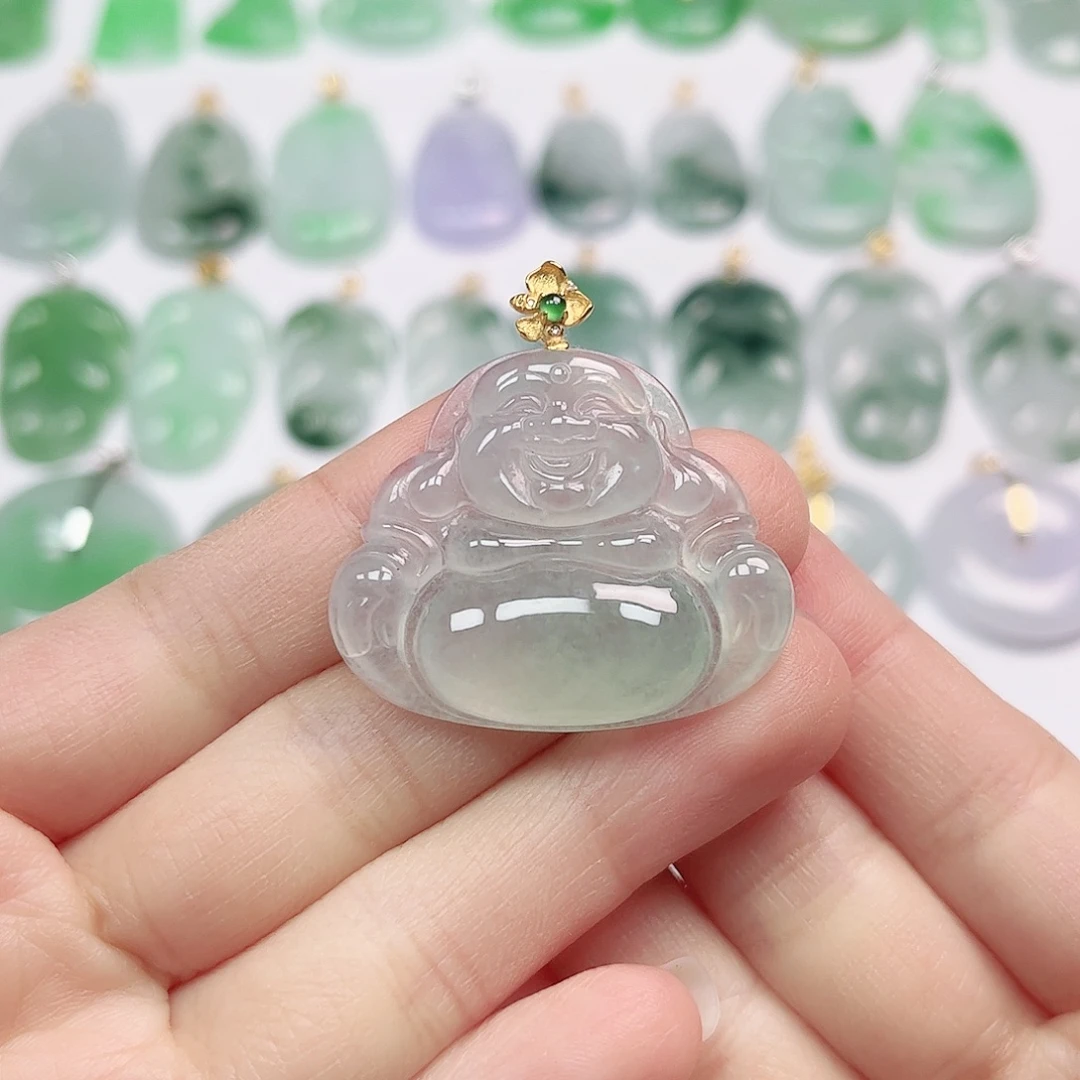 翡翠未镶嵌颈饰全场天然A货翡翠