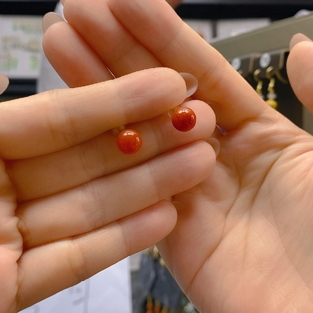 翡翠合金耳饰翡翠