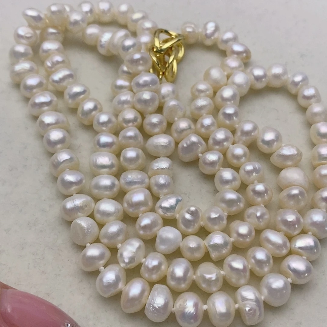 【闪购商品】淡水珍珠毛衣链未镶嵌98