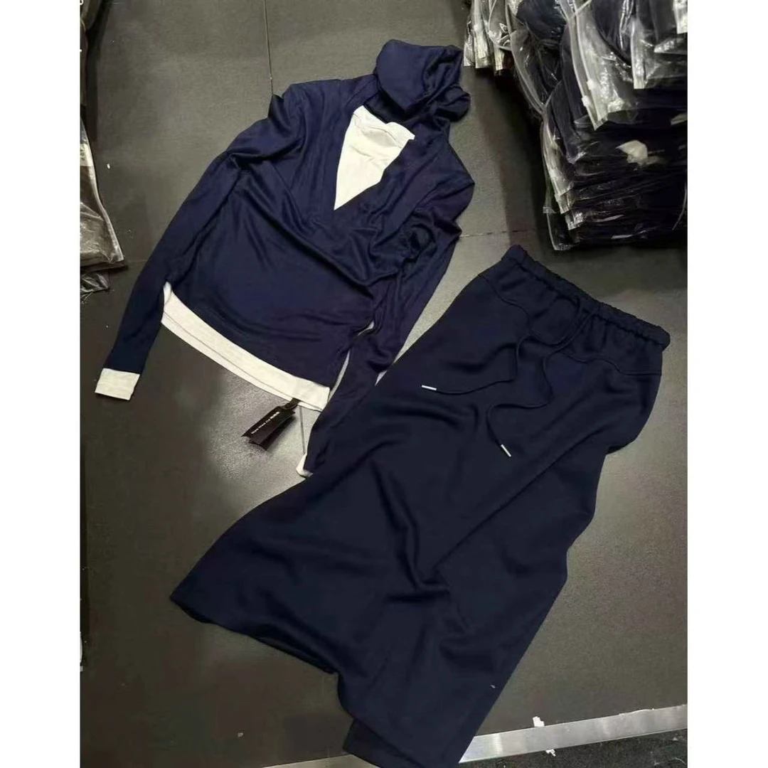 『YLD』春夏新款撞色洋气通勤气质百搭简约裙套装1269