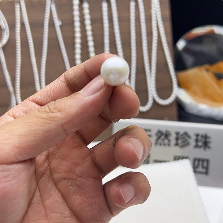 吊坠(不含链)钛钢淡水珍珠
