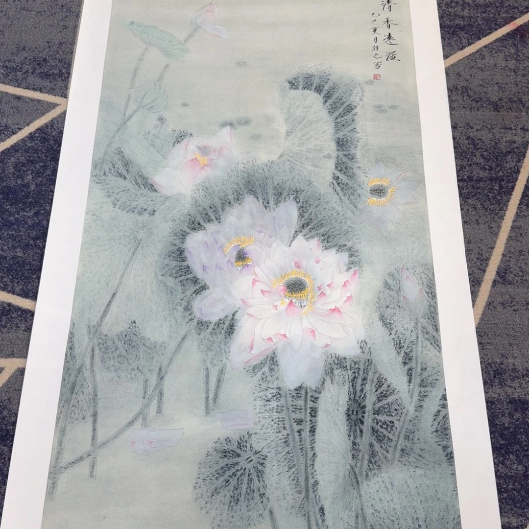 国画国画作品山水花鸟