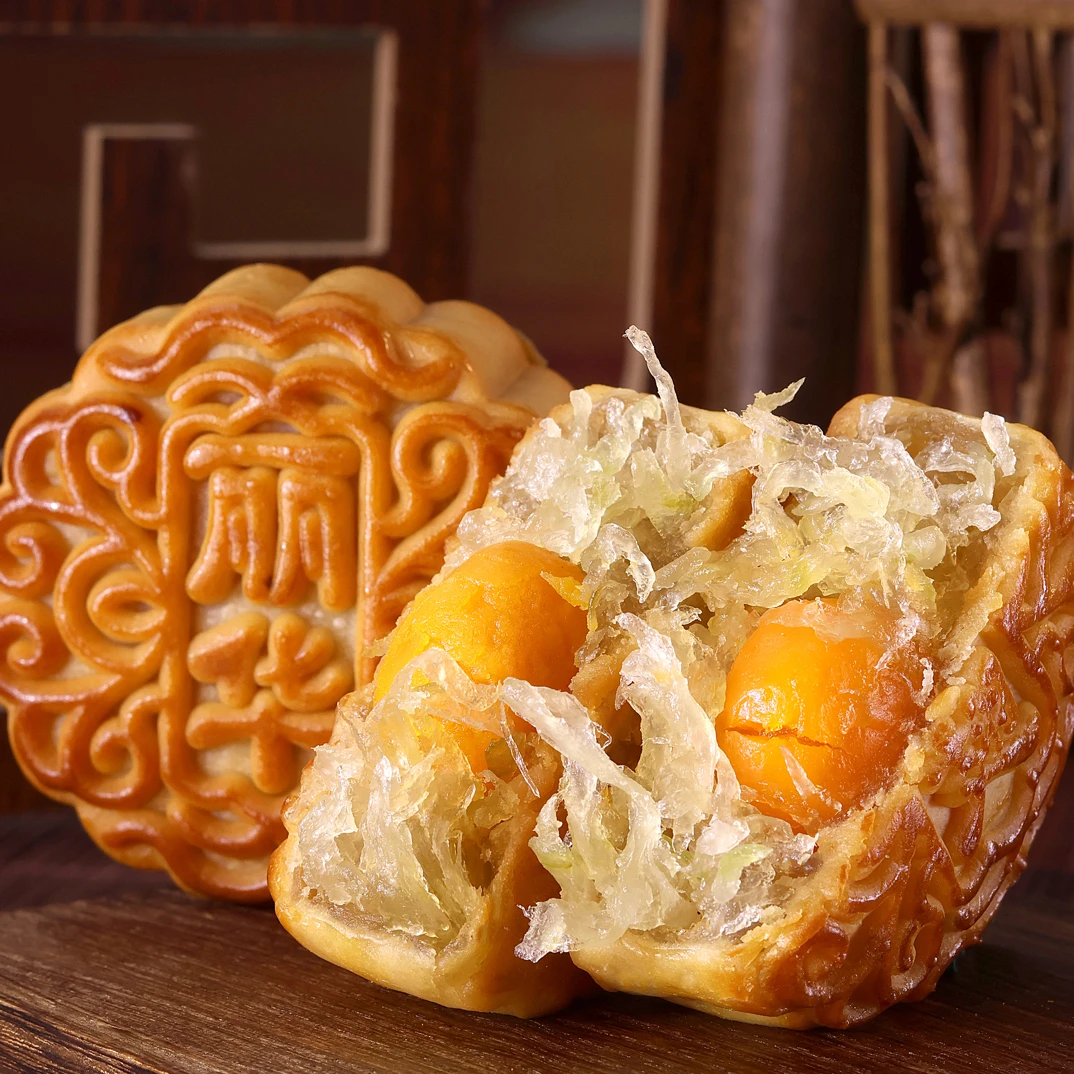 丽华咸蛋黄冬翅 480克非遗传统包装手工广式月饼 现发顺丰直达