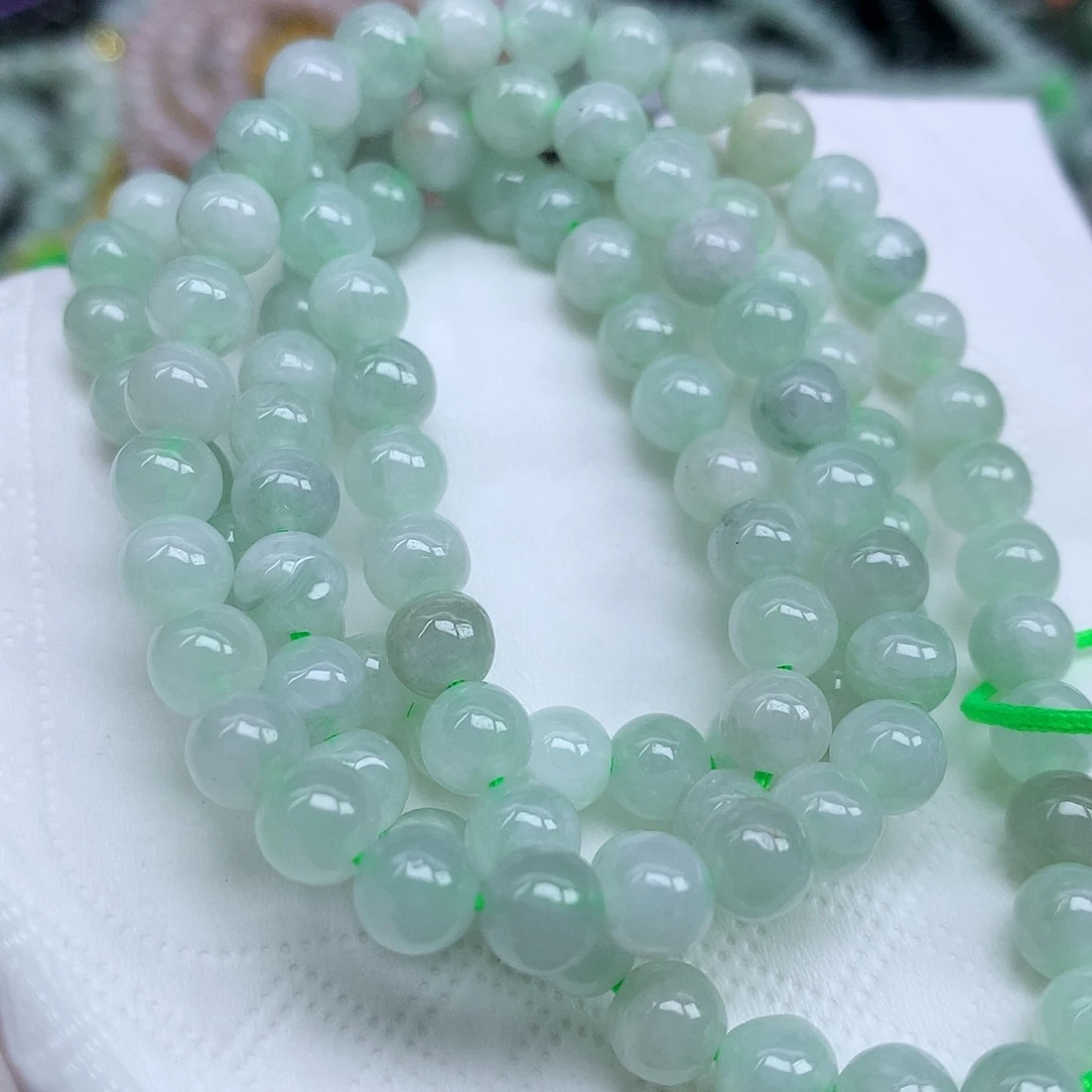 翡翠未镶嵌套链翡翠吊坠