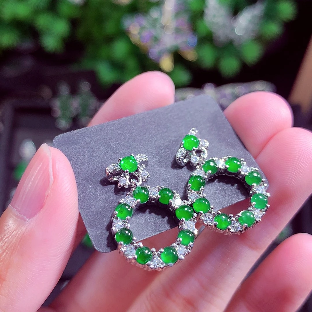 颈饰未镶嵌翡翠天然