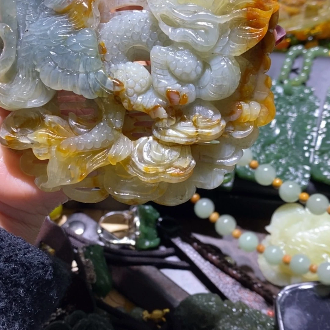 【闪购商品】岫玉毛衣链未镶嵌