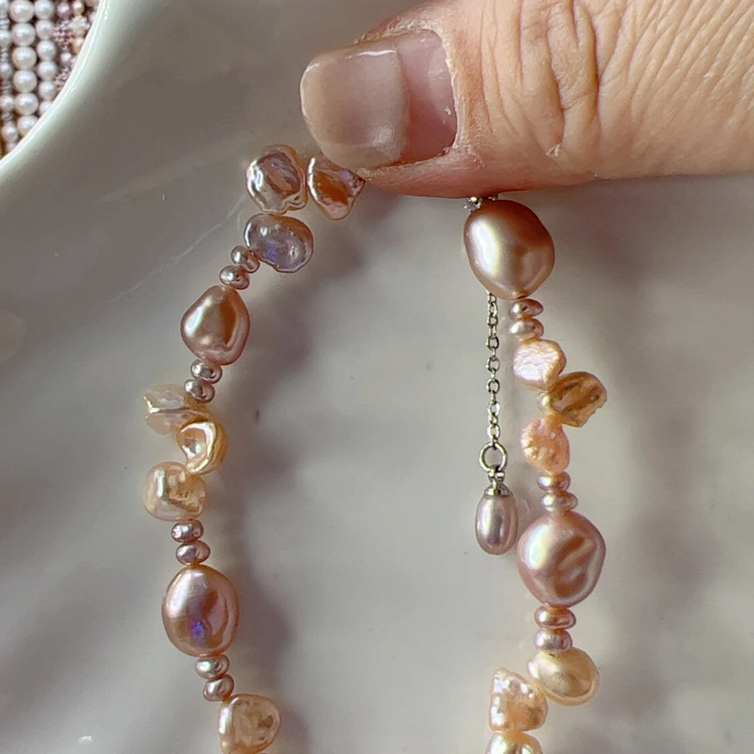 合金手绳淡水珍珠058