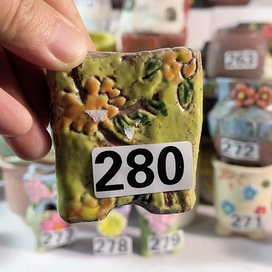 红陶多肉植物花盆