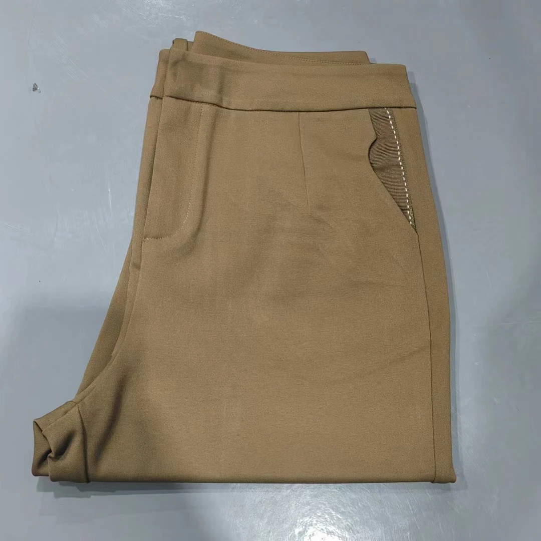 【南油玲姐】卡其色新款休闲裤86053