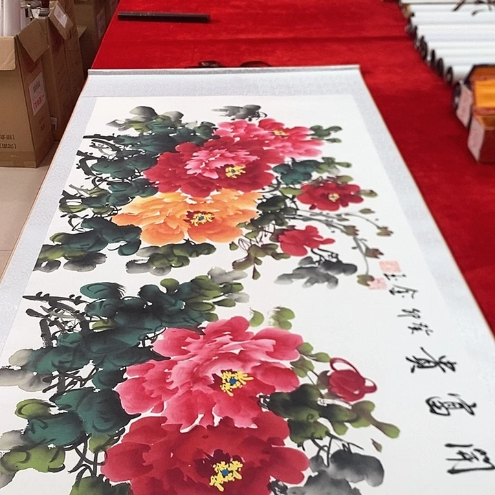 书法真人创作手写作品
