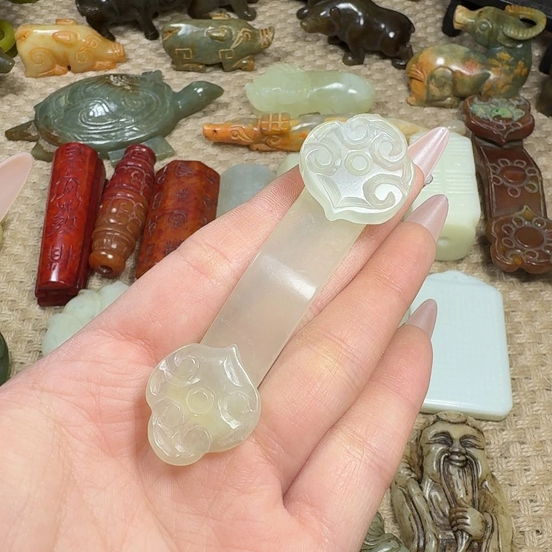 白玉菩提吊坠挂件