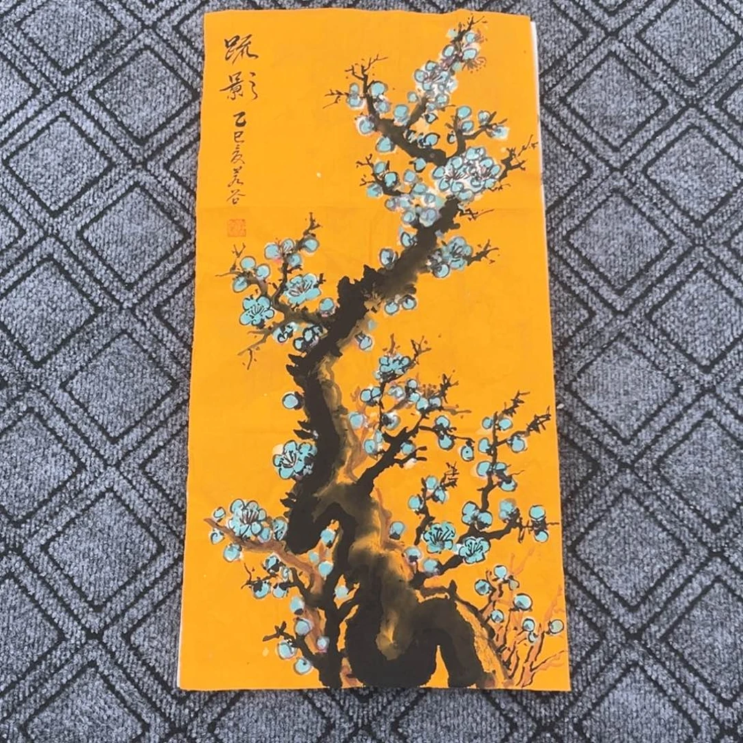 国画王胜利老师四尺四开花鸟作品旭