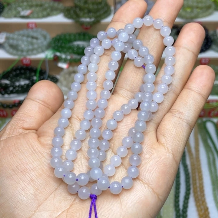 和田玉颈饰未镶嵌6mm