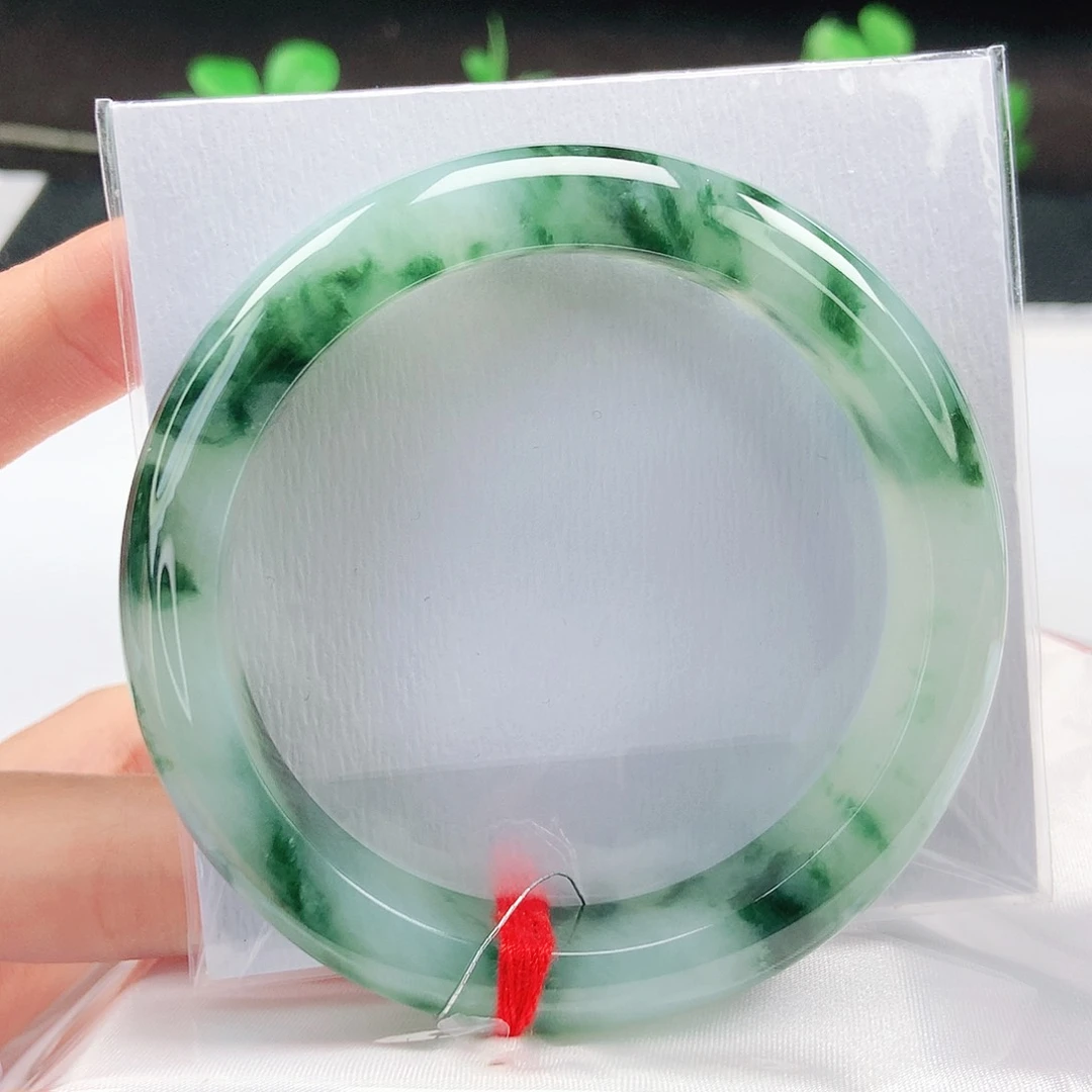 未镶嵌手镯翡翠61圈