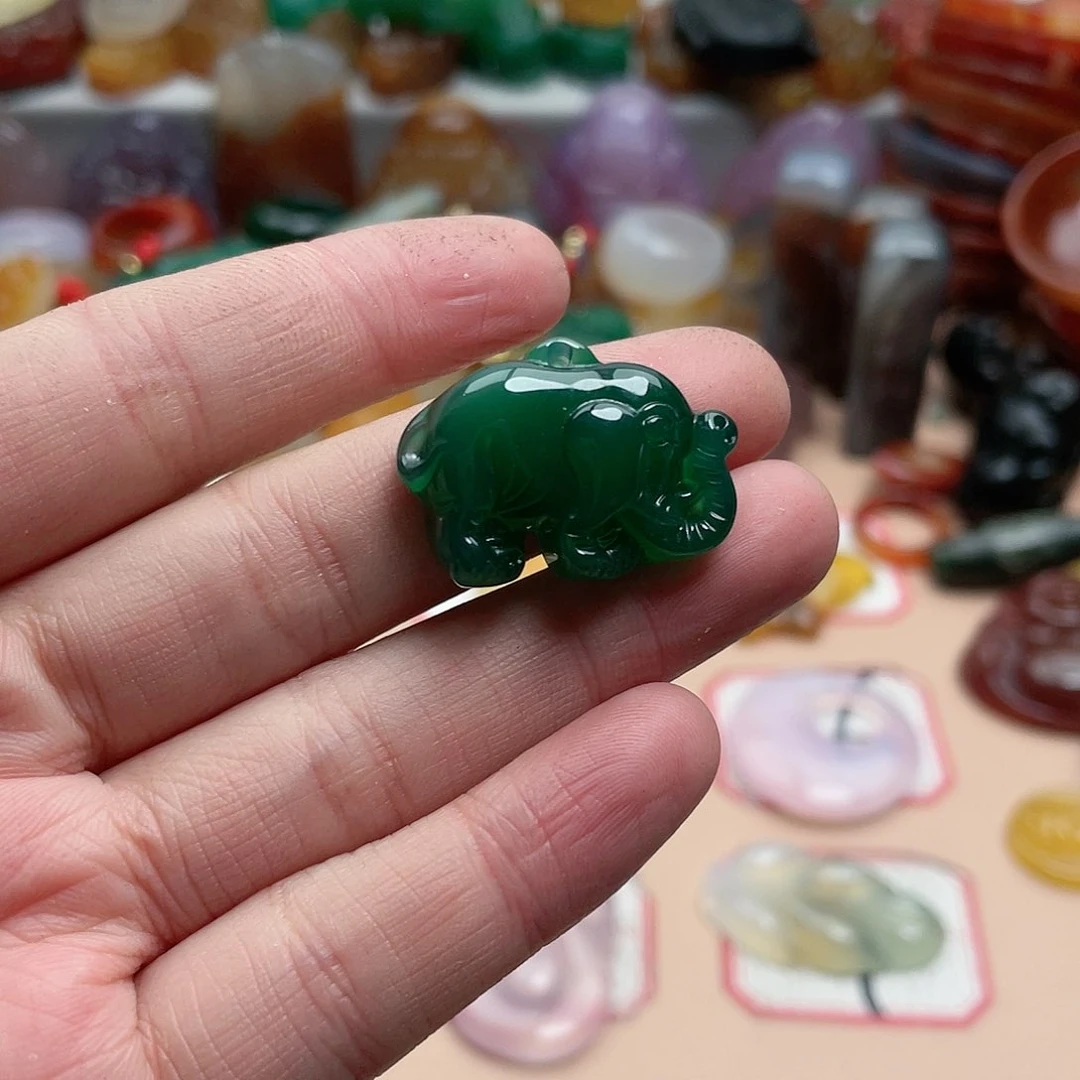 玛瑙/玉髓颈饰合金璇*