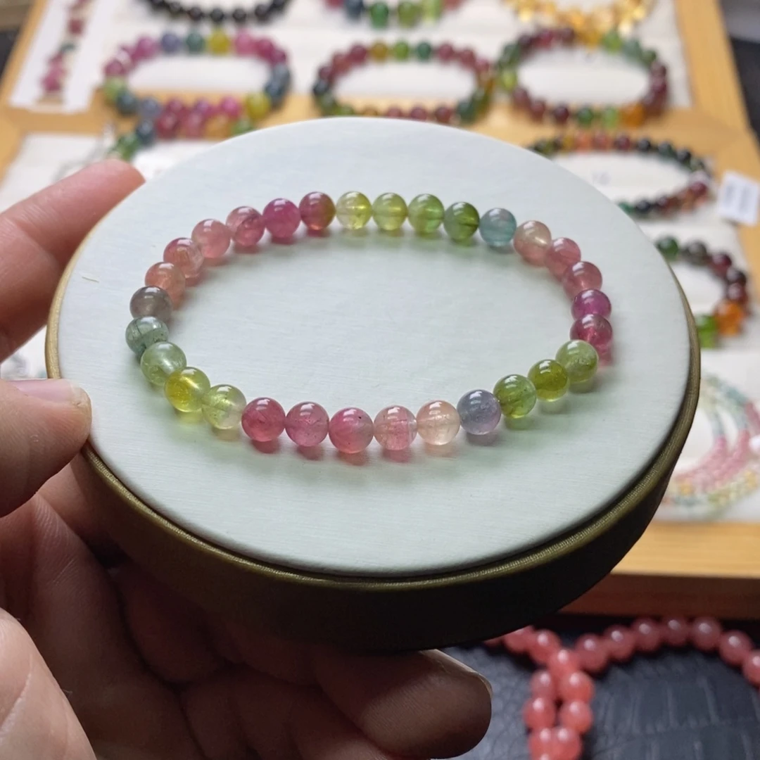 碧玺碧玺手链未镶嵌