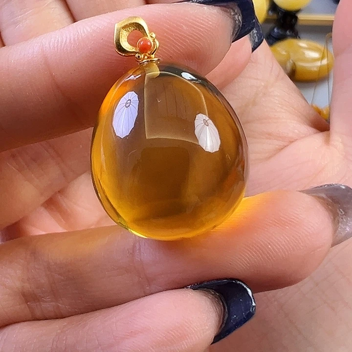 蜜蜡颈饰未镶嵌蜜蜡