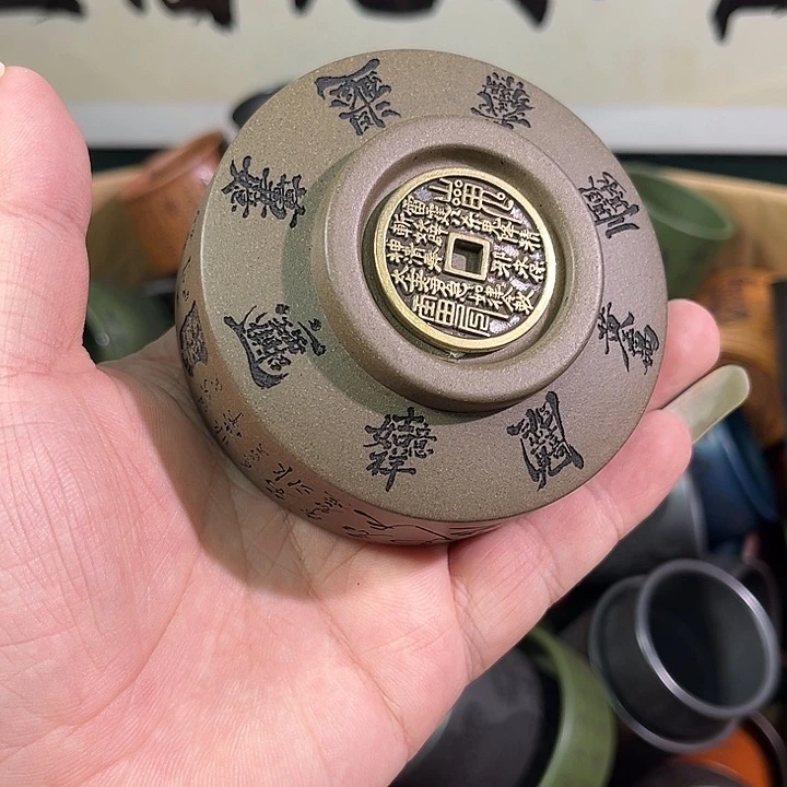 茶杯紫砂全手工紫砂主人杯