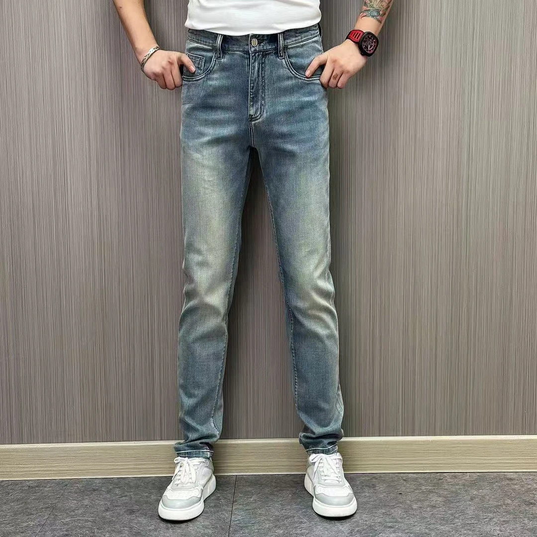 【66103】春夏新款 定义轻奢 男士直筒 微修身牛仔裤 弹力 百搭舒适
