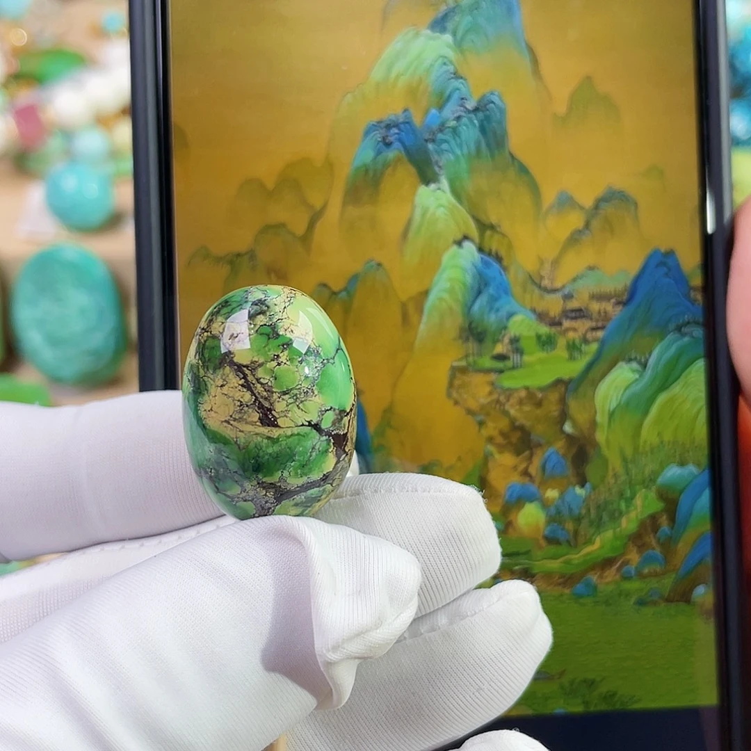 绿松石未镶嵌珠宝奇石