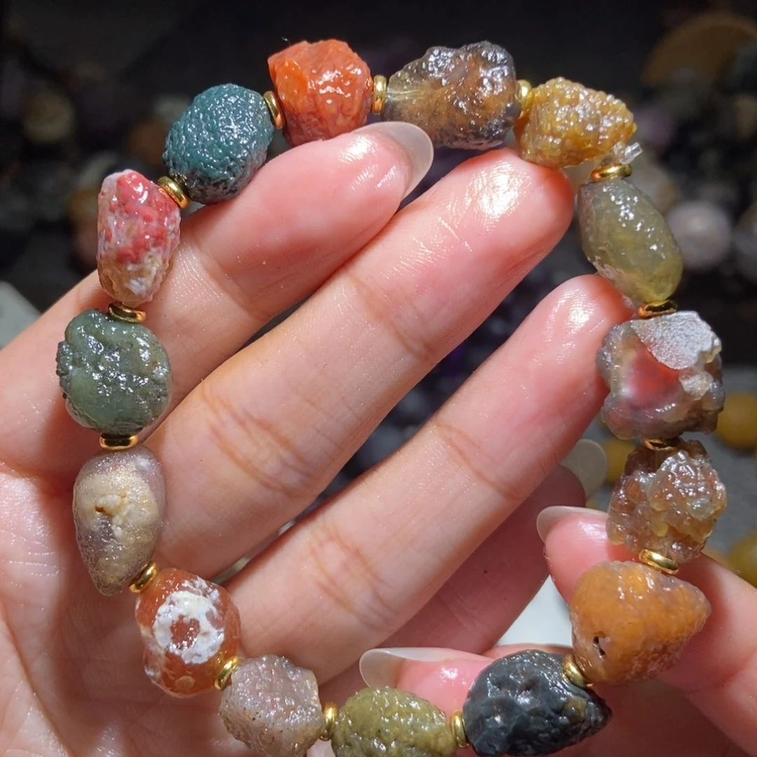 未镶嵌玛瑙/玉髓珠宝半成品