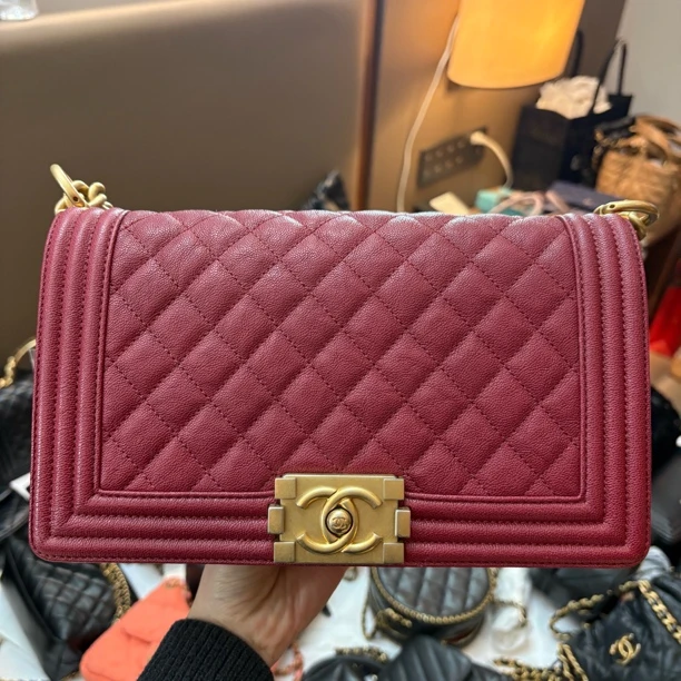 99新 Chanel/香奈儿 98新 奢总管/中号leboy包/