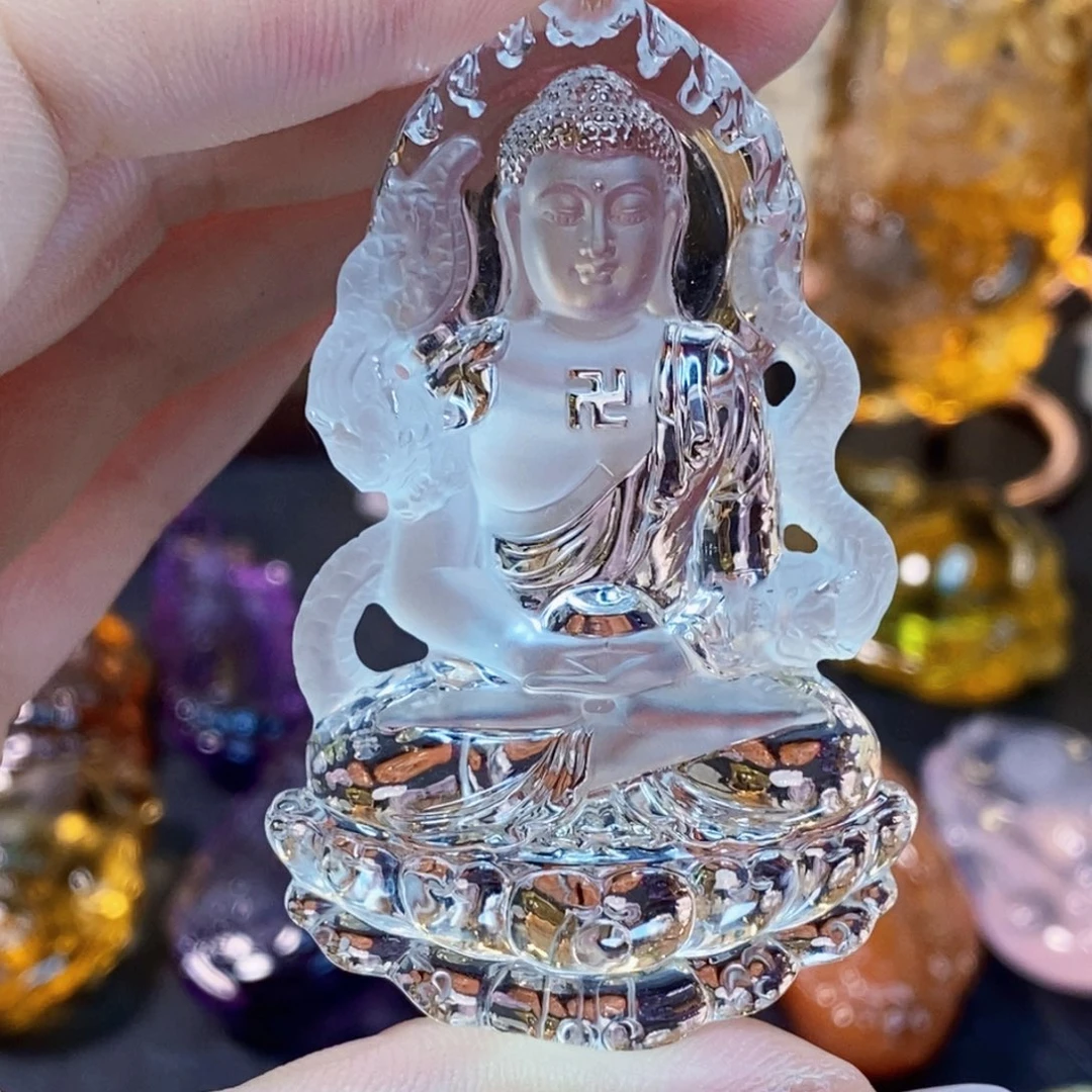 水晶颈饰未镶嵌娑**客吊坠